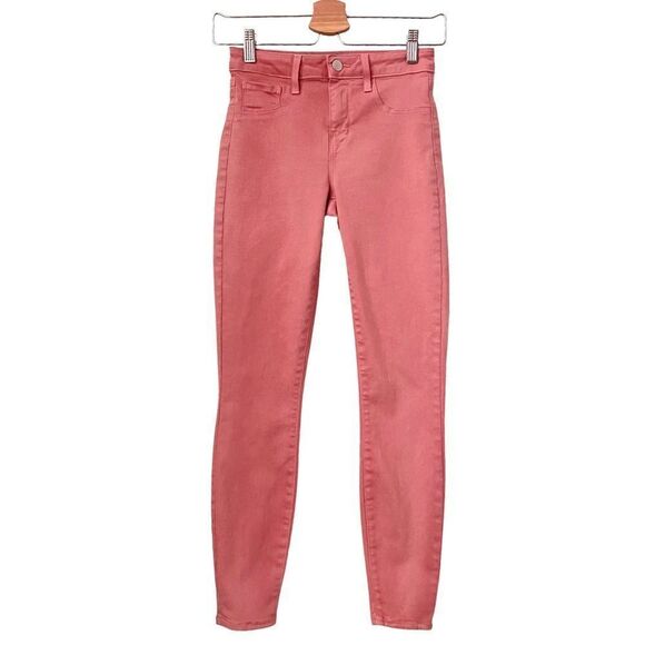 L’AGENCE Margot High Rise Skinny Jeans in Dusty Rose Size 24 - Picture 4 of 12
